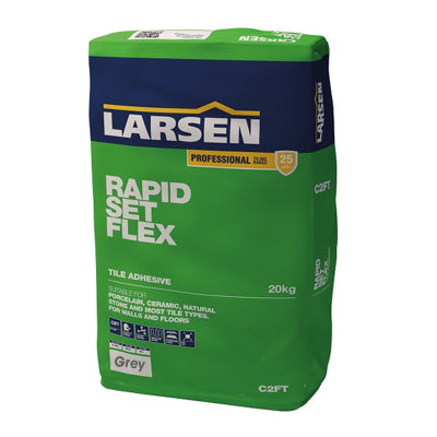 Larsen Rapid Set Flex Grey (Pro Range) Adhesive