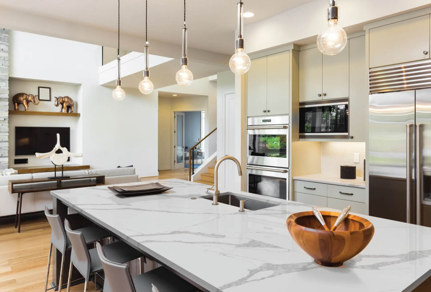 Calacatta Light - Quartz Worktop