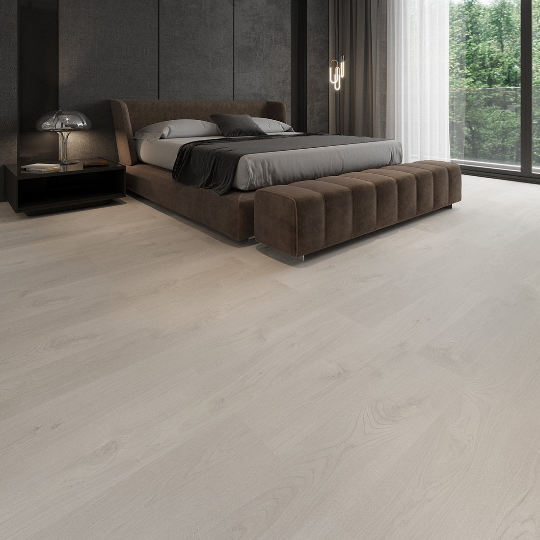 SPC Light Grey 122x23x0.55