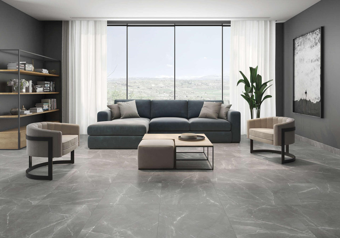 Rodum Gris Matt 60x60